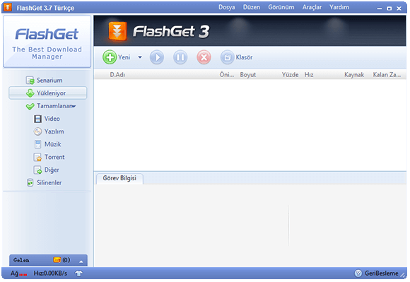 FlashGet 3.7 Full Türkçe İndir